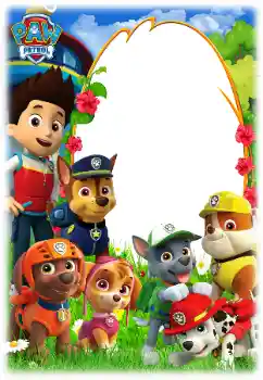 श्रेणी से फ़ोटो प्रभाव विभिन्न बालकीय № 158461. फ़ोटो फ़्रेम पर लेख: PAW Patrol