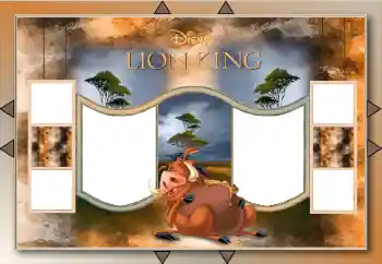 फ़ोटो फ़्रेम पर लेख: Lion King