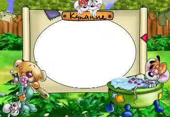 फ़ोटो फ़्रेम पर लेख: स्नान