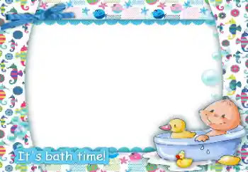 फ़ोटो फ़्रेम पर लेख: स्नान