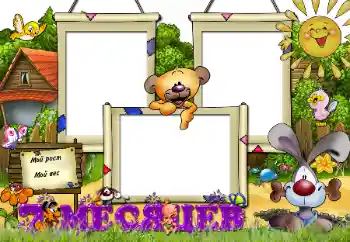 फ़ोटो फ़्रेम पर लेख: ७ महीना