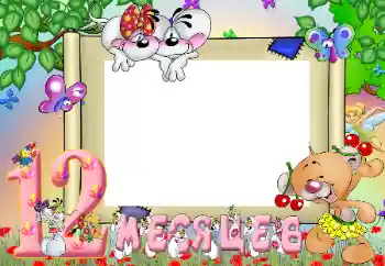 फ़ोटो फ़्रेम पर लेख: १२ महीना