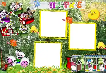 फ़ोटो फ़्रेम पर लेख: В парке