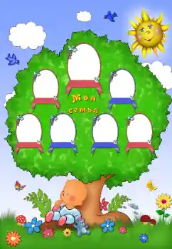 श्रेणी से फ़ोटो प्रभाव वंश वृक्ष № 162119. फ़ोटो फ़्रेम पर लेख: My family