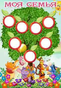 फ़ोटो फ़्रेम पर लेख: My family फ़ोटो फ़्रेम पर लेख: My family