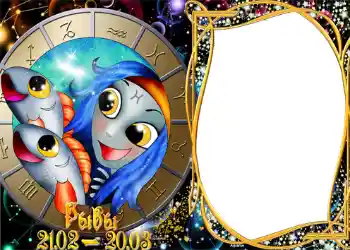 फ़ोटो फ़्रेम पर लेख: मीन राशि