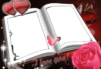 फ़ोटो फ़्रेम पर लेख: I love you फ़ोटो फ़्रेम पर लेख: I love you