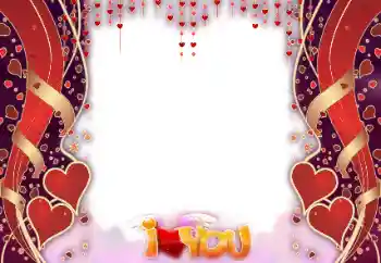 फ़ोटो फ़्रेम पर लेख: I love you फ़ोटो फ़्रेम पर लेख: I love you