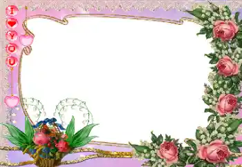 फ़ोटो फ़्रेम पर लेख: I love you फ़ोटो फ़्रेम पर लेख: I love you