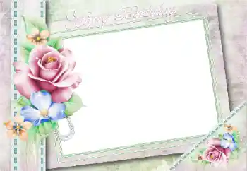 फ़ोटो फ़्रेम पर लेख: जन्मदिन मुबारक!