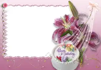 फ़ोटो फ़्रेम पर लेख: Happy Birthday