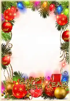 फ़ोटो फ़्रेम पर लेख: Happy New Year!