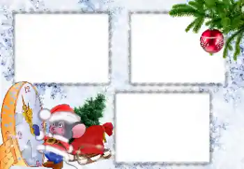 श्रेणी से फ़ोटो प्रभाव नए साल के लिए कार्ड्स № 64017