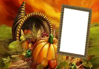 फ़ोटो फ़्रेम पर लेख: Happy Thanksgiving