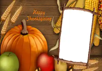 फ़ोटो फ़्रेम पर लेख: Happy Thanksgiving