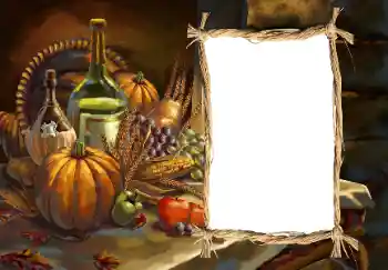 फ़ोटो फ़्रेम पर लेख: Happy Thanksgiving