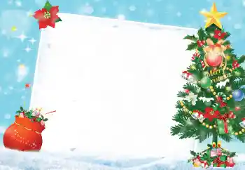 श्रेणी से फ़ोटो प्रभाव क्रिसमस कार्ड्स № 38751. फ़ोटो फ़्रेम पर लेख: Merry Christmas!