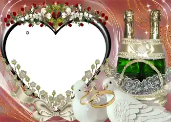 श्रेणी से फ़ोटो प्रभाव शादी के फोटो फ्रेम № 1077