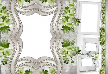 फ़ोटो फ़्रेम पर लेख: हमारी शादी