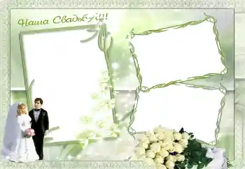 फ़ोटो फ़्रेम पर लेख: हमारी शादी