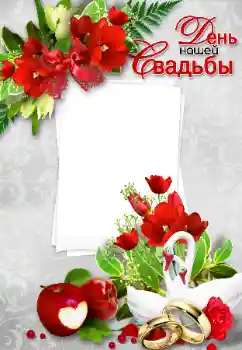 फ़ोटो फ़्रेम पर लेख: हमारी शादी